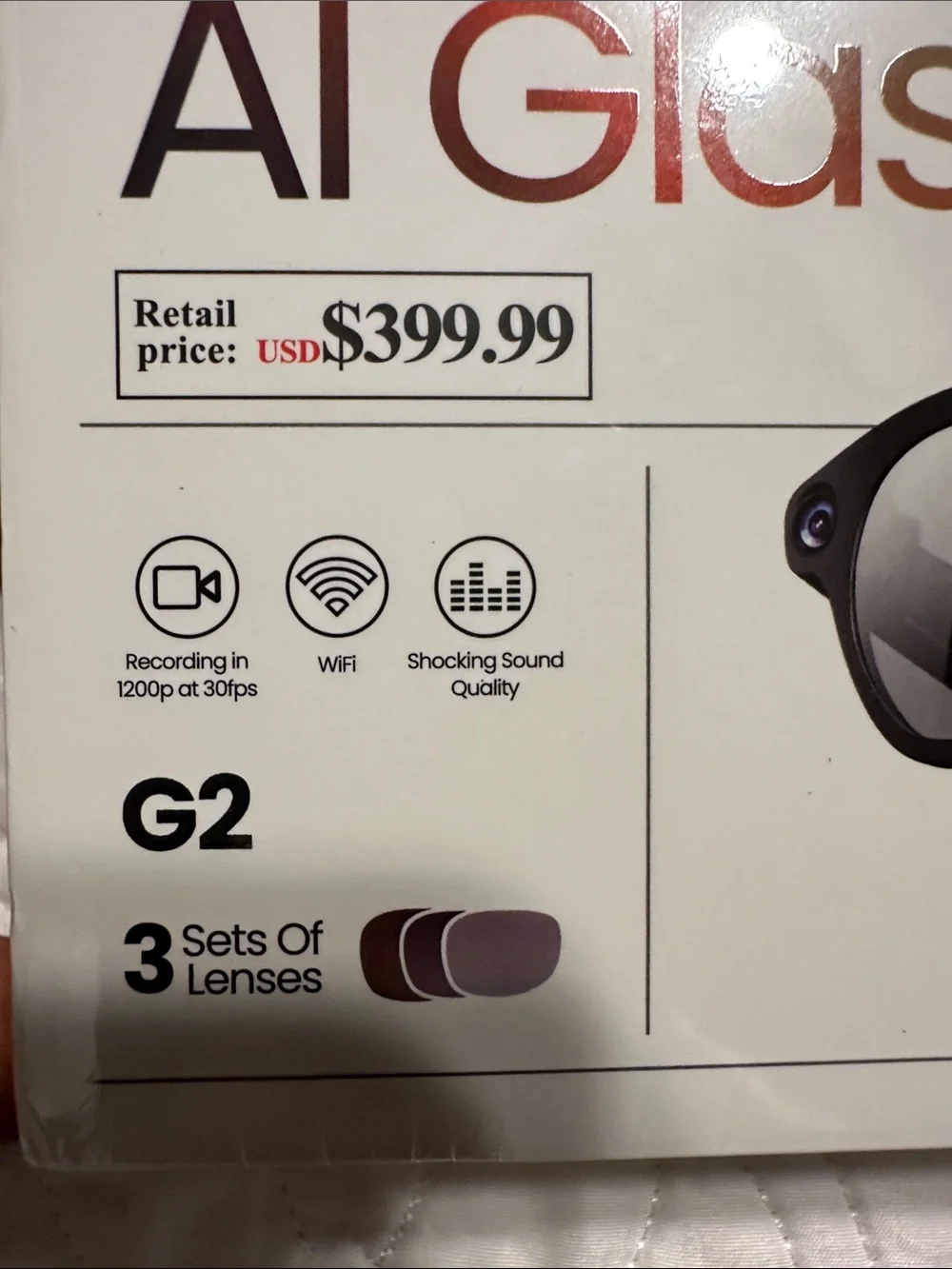 G2 Smart Sunglasses - Black